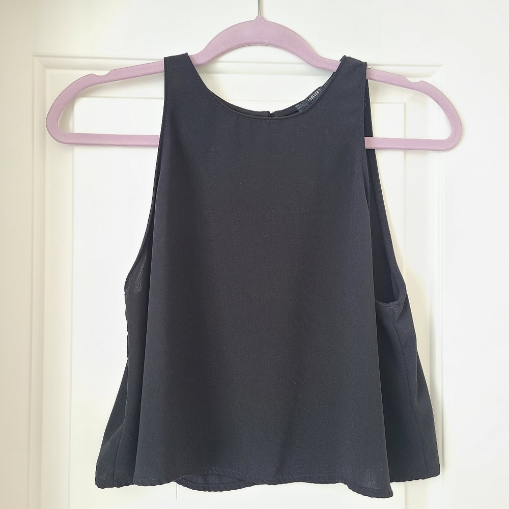 Forever 21 Flowy Openback Tank Top